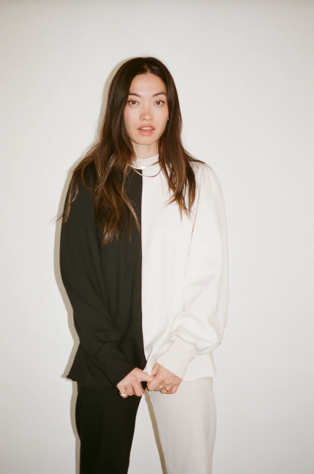 WABI TWO TONE SWEATER