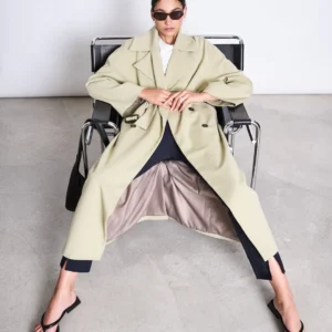 TRENCHCOAT TORE PISTACHIO