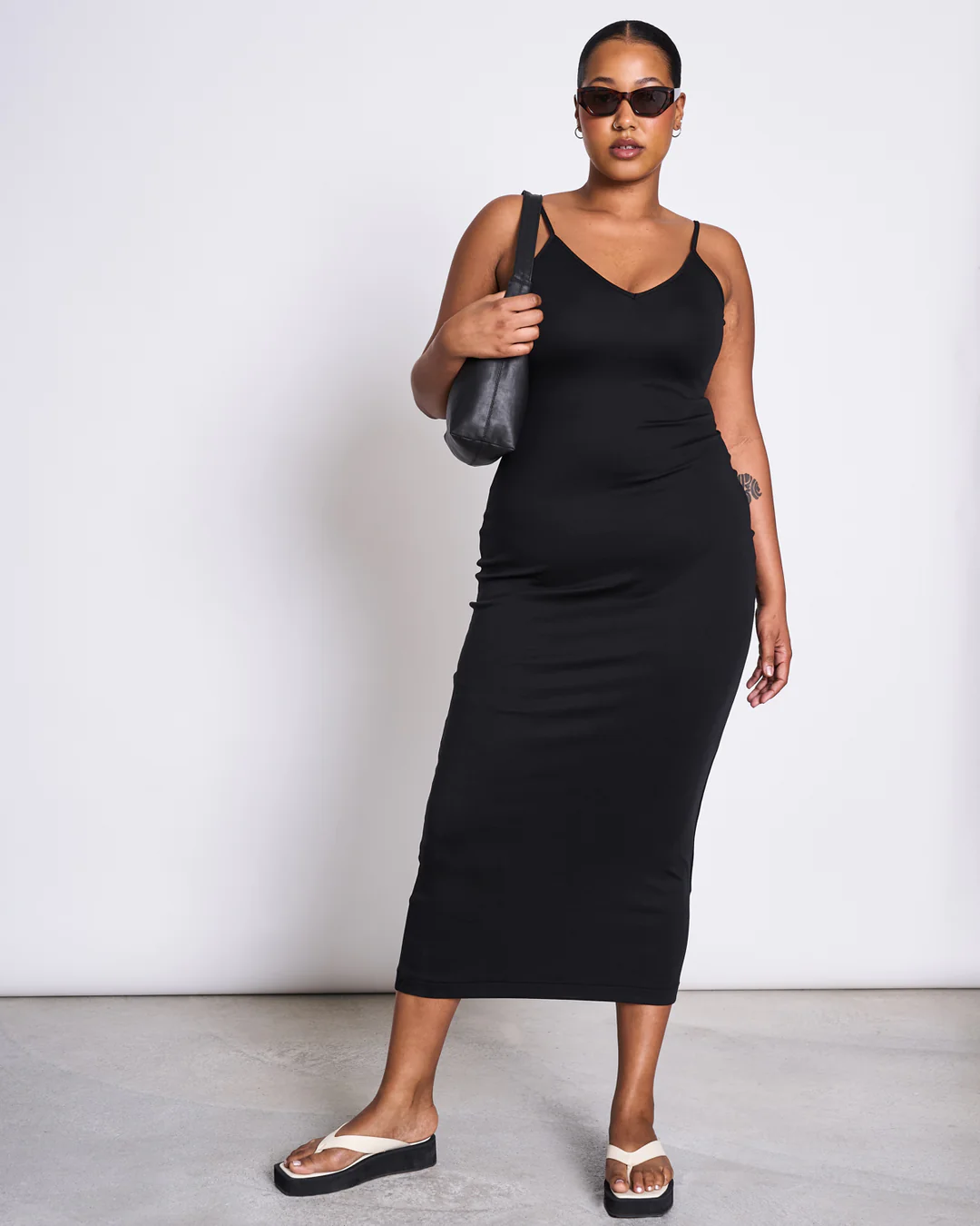 MIDI DRESS MELVAIG BLACK