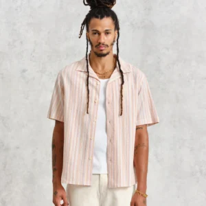 DIDCOT SHIRT MULTI PASTEL STRIPE