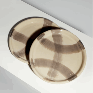 LOADS OF LINE TABLE PLATE | GREY LINES